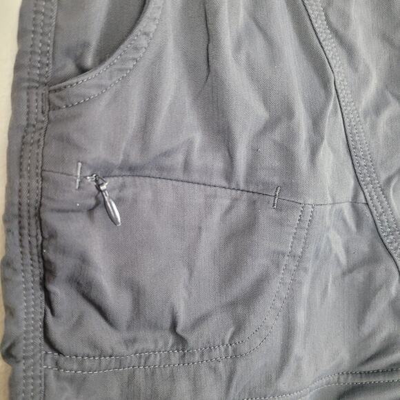 The North Face Womens XL Athletic Shorts Gray Running Gym Fitness Hiking - Picture 4 of 6